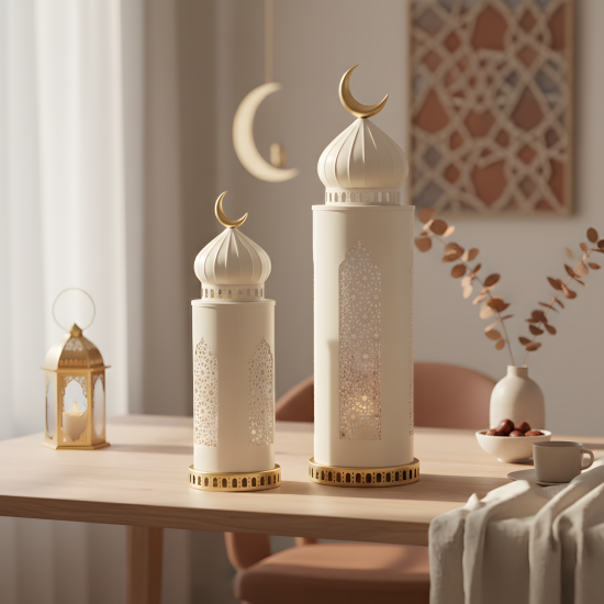 Ramadan Lantern Set - 2 Pcs